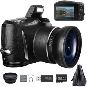 NBD Digital Camera 4K Ultra HD 48MP All-in-One Vlogging Camera with Wide Angle L